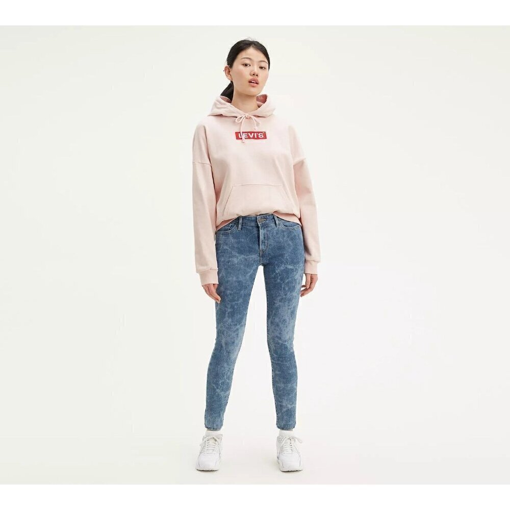 711 SKINNY WOMEN'S JEANS Maui watercolor medium wash.  Sz 27